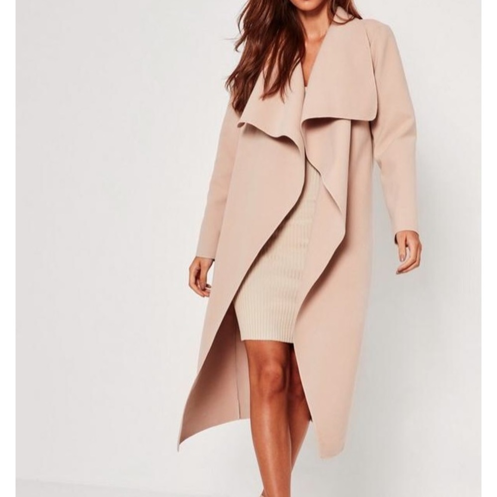 NWOT Missguided waterfall wool duster FIRM PRICE